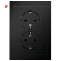BER47742245 / D-Steckdose SCHUKO m ADP R.3 schw gl / EAN...