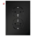 BER47592245 / D-Steckdose SCHUKO ADP erh.BS S.3 schw g /...