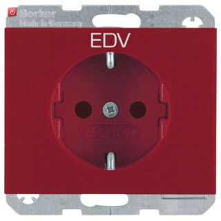 BER47357115 / Steckdose SCHUKO mit EHBS K.x rot / EAN 4011334488149