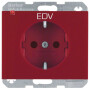 BER47357115 / Steckdose SCHUKO mit EHBS K.x rot / EAN 4011334488149