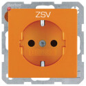 BER47236007 / Steckdose SCHUKO m. EHBS Q.x orange samt /...