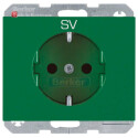 BER47357113 / Steckdose SCHUKO mit EHBS K.x grün /...