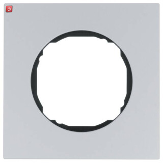 BER10112674 / Rahmen 1fach, flach, R.8, Aluminium / EAN 4011334502647