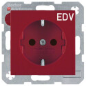 BER47238922 / Steckdose SCHUKO m EHBS S.1/B.x rot glzd /...