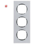 BER10132674 / Rahmen 3fach, flach, R.8, Aluminium / EAN 4011334502760