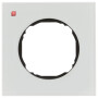 BER10112609 / Rahmen 1fach, flach, R.8, Glas polarweiß / EAN 4011334502609
