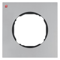 BER10112614 / Rahmen 1fach, flach, R.8, Edelstahl / EAN...