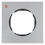 BER10112614 / Rahmen 1fach, flach, R.8, Edelstahl / EAN 4011334502616