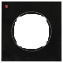 BER10112616 / Rahmen 1fach, flach, R.8, Glas schwarz /...