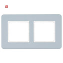 BER10126156 / Rahmen 2f Q.7 Kunst. kieselgrau, lack. /...
