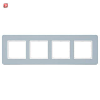 BER10146156 / Rahmen 4f Q.7 Kunst. kieselgrau, lack. / EAN 4011334502005