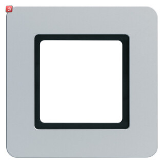 BER10116174 / Rahmen 1fach Q.7 f. Bel., Aluminium / EAN 4011334502388