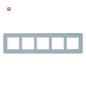 BER10156155 / Rahmen 5f Q.7 Kunst. kieselblau, lack. /...