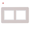 BER10126152 / Rahmen 2f Q.7 Kunst. rosenquarz, lack. /...
