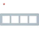 BER10146155 / Rahmen 4f Q.7 Kunst. kieselblau, lack. /...