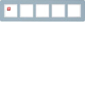 BER10156156 / Rahmen 5f Q.7 Kunst. kieselgrau, lack. /...