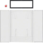 BER75900081 / Beschriftungsfeld f B.IQ Tastse. 4f klar / EAN 4011334259343