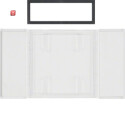 BER75900080 / Beschriftungsfeld f B.IQ Tastse. 1-3f kl /...