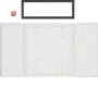 BER75900080 / Beschriftungsfeld f B.IQ Tastse. 1-3f kl / EAN 4011334257431