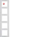 BER10153904 / Rahmen 5fach B.3 Alu/polarweiß / EAN...