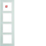 BER10146909 / Rahmen 4fach B.7 Glas polarweiß / EAN 4011334253273