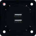 BER926102505 / USB Lade-Std.,2f,3A,Integro,ant. matt /...