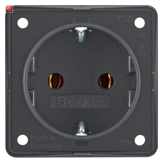 BER947782505 / Steckdose SCHUKO Integro Einsätze anth / EAN 4011334051480