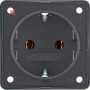 BER947782505 / Steckdose SCHUKO Integro Einsätze anth / EAN 4011334051480