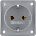 BER947782506 / Steckdose, grau, Einbauinstallation, 1...
