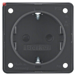 BER947792505 / Steckdose SCHUKO eh BS anthrazit matt / EAN 4011334051541