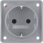 BER947792506 / Steckdose SCHUKO eh BS grau matt / EAN 4011334051558