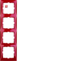 BER10148962 / Rahmen 4fach S.1 rot glänzend / EAN...