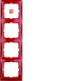 BER10148962 / Rahmen 4fach S.1 rot glänzend / EAN 4011334284901