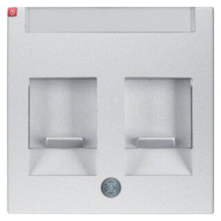 BER11811404 / Zentralstück m Staubs u BF B.7 alu matt / EAN 4011334221227