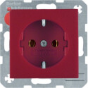 BER41431912 / Steckdose SCHUKO S.1/B.3/B.7 rot matt / EAN...