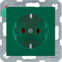 BER41438913 / Steckdose SCHUKO S.1/B.x grün...