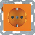 BER41438914 / Steckdose SCHUKO S.1/B.x orange...