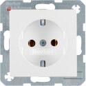 BER41438989 / Steckdose SCHUKO S.1/B.x polarweiß gl...