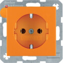 BER47431914 / Steckdose SCHUKO S.1/B.3/B.7 orange matt /...