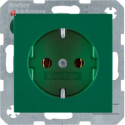 BER47438913 / Steckdose SCHUKO S.1/B.x grün...