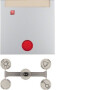 BER16281404 / Wippe mit 5 beiliegenden Linsen und Beschriftungsfeld B.1/B.7 Glas alu / EAN 4011334226192