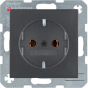 BER47431606 / Steckdose SCHUKO S.1/B.x anthrazit matt /...