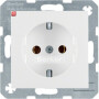 BER47431909 / Steckdose SCHUKO S.1/B.3/B.7 polarweiß / EAN 4011334224310
