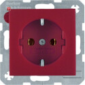 BER47431912 / Steckdose SCHUKO S.1/B.3/B.7 rot matt / EAN...