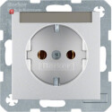BER47501404 / Steckdose SCHUKO m BF S.1/B.x alu matt /...