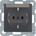 BER47501606 / Steckdose SCHUKO m BF S.1/B.3/B.7 anthr /...