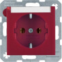 BER47501902 / Steckdose SCHUKO m BF S.1/B.3/B.7 rot / EAN 4011334224464