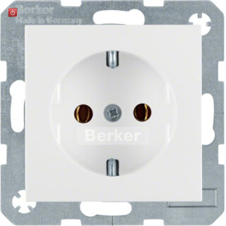 BER41431909 / Steckdose SCHUKO S.1/B.3/B.7 polarweiß / EAN 4011334233961