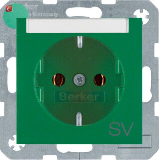 BER47501913 / Steckdose SCHUKO m BF u Druck S1/B3/7 gü / EAN 4011334235187