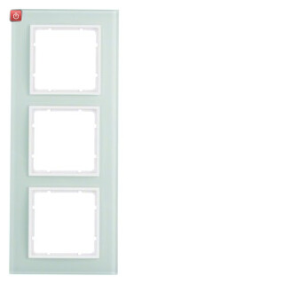 BER10136909 / Rahmen 3fach B.7 Glas polarweiß / EAN 4011334238980